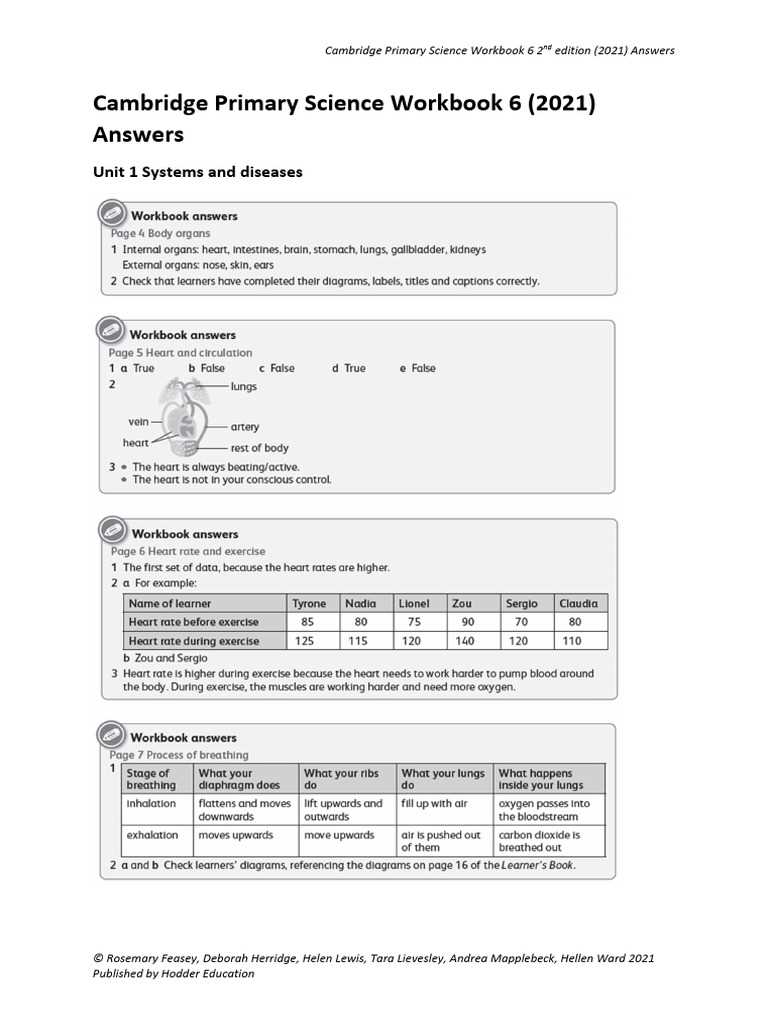 science explorer grade 6 answer key