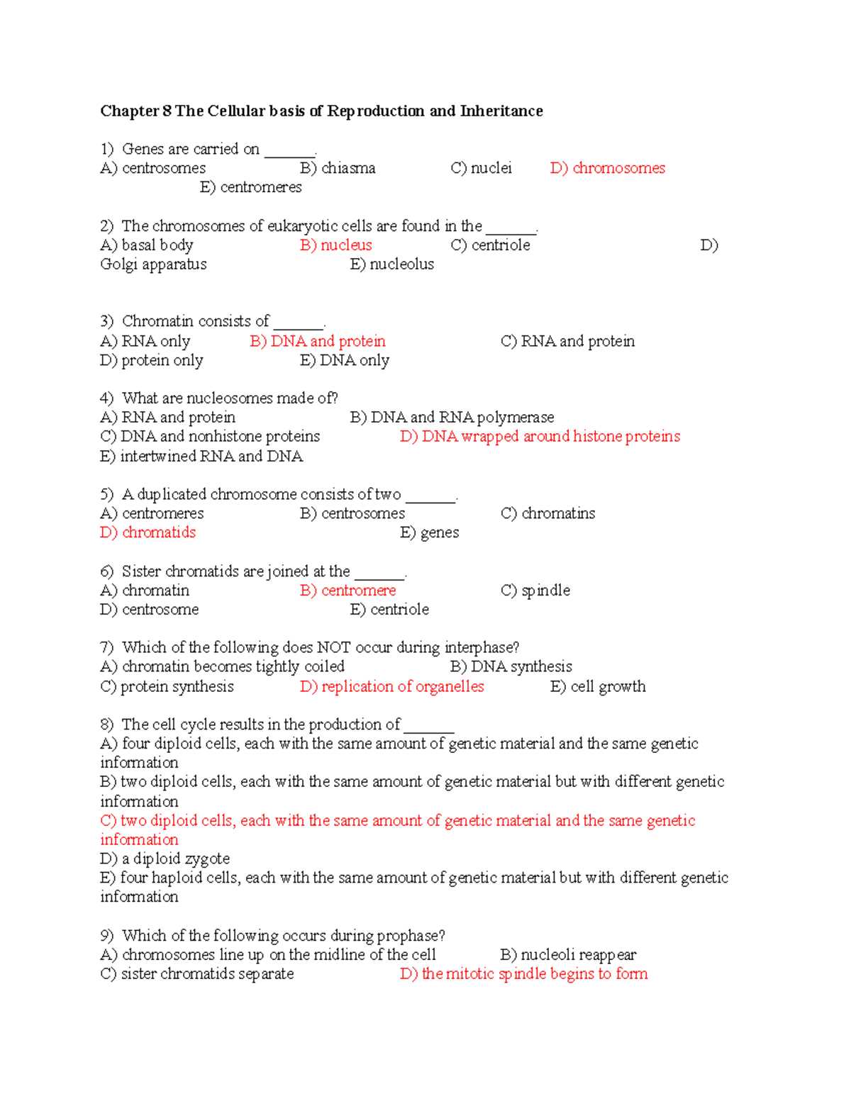 science fusion grade 8 cells and heredity answer key