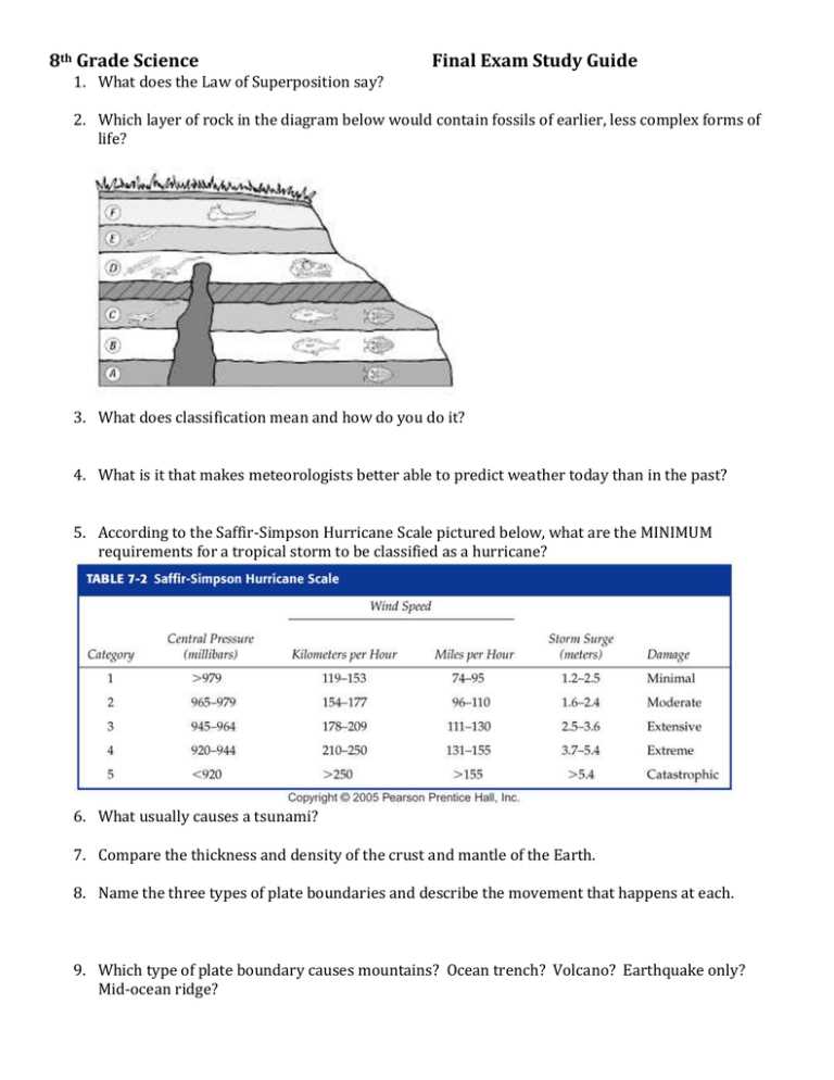 science grade 8 student guide answer key