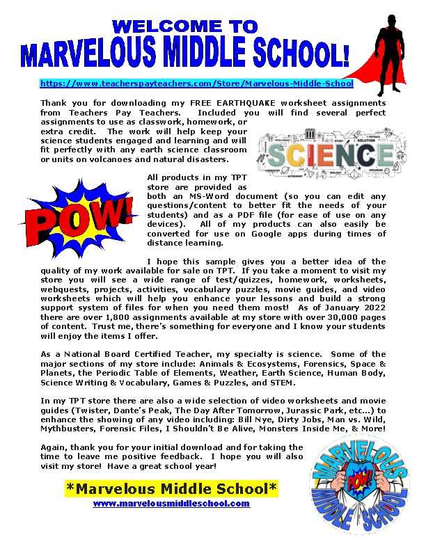 science webquest famous earthquakes answer key