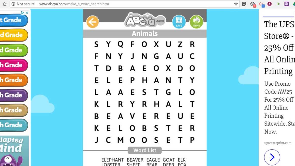 sciences clue search puzzle answer key