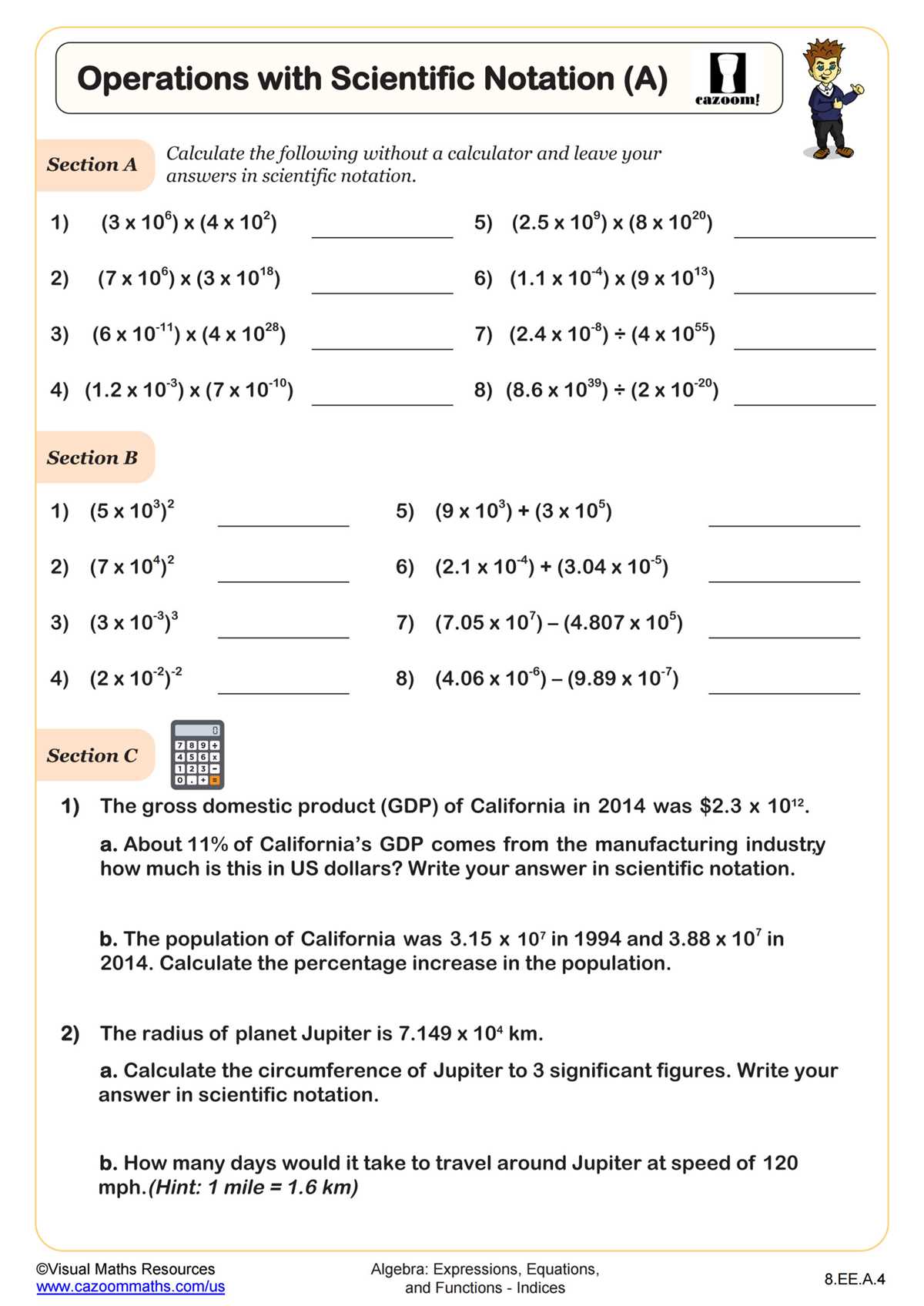 scientific notation review packet answer key