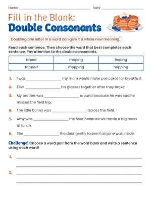 spelling power lesson 1 double consonants answer key grade 9