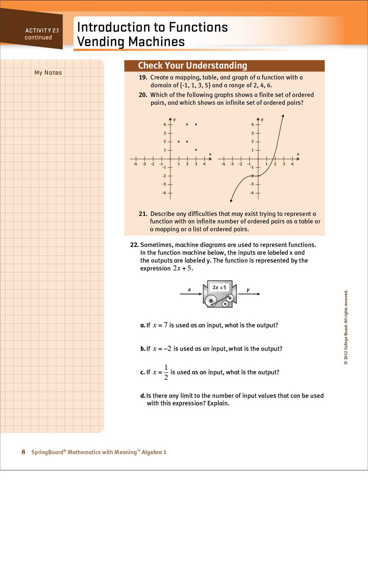 springboard mathematics course 3 answer key