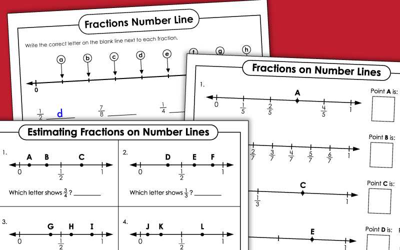 super teacher worksheets fractions number line answer key