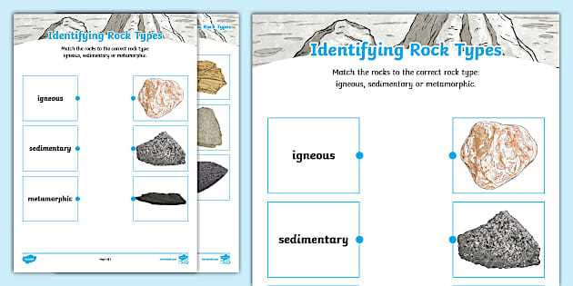 super teacher worksheets types of rocks answer key