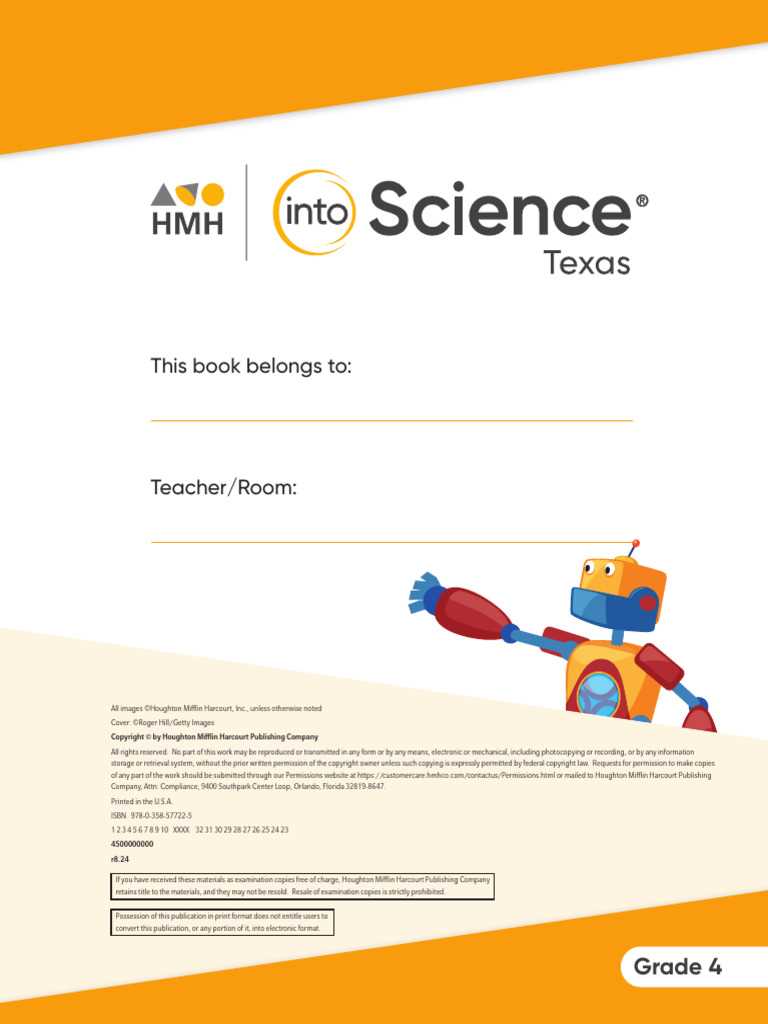 texas science fusion grade 4 answer key
