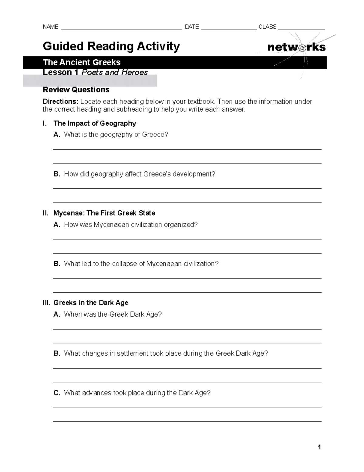 the dark ages guided viewing worksheet answers key