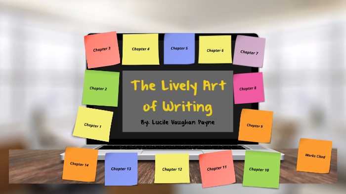 the lively art of writing answer key