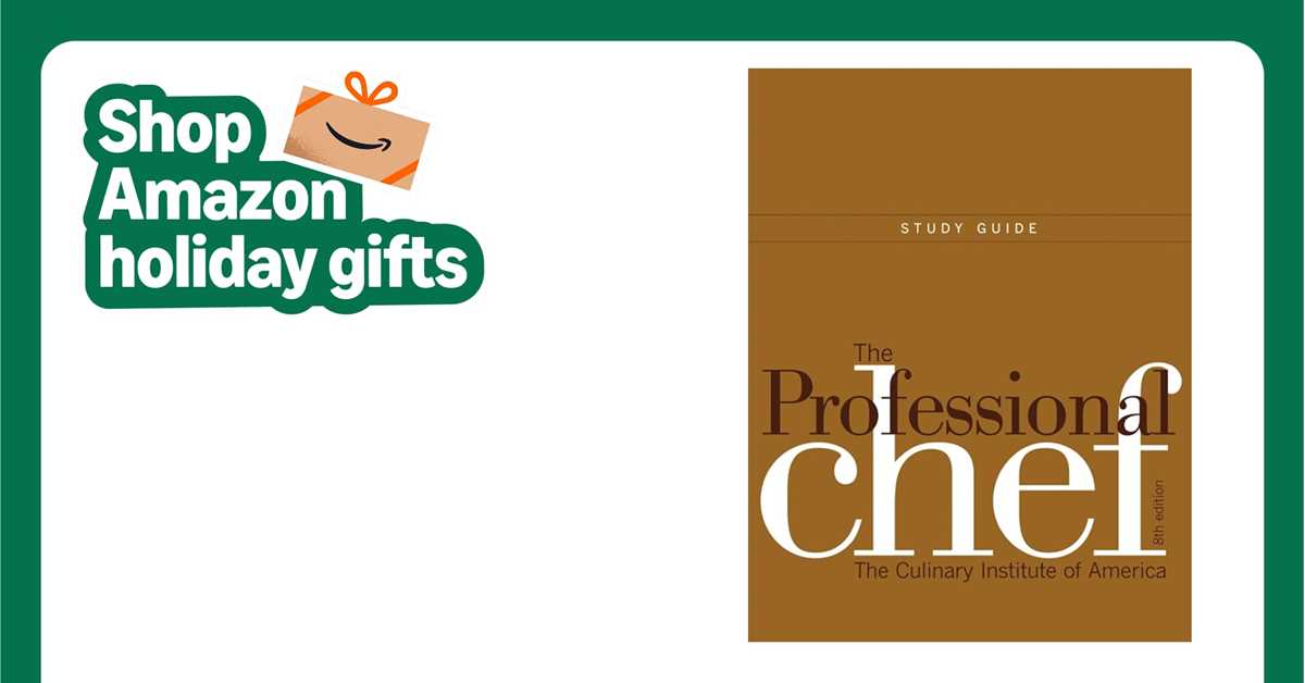 the professional chef study guide.answer key