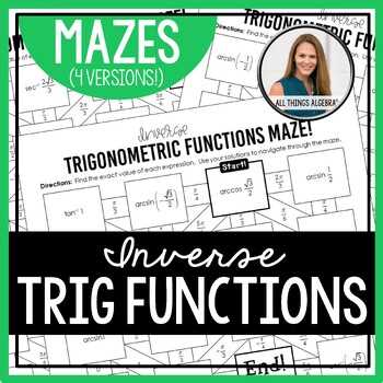 trigonometry maze answer key gina wilson
