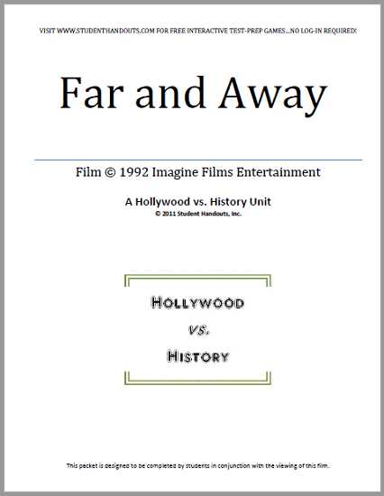 u.s history far and away movie questions answer key