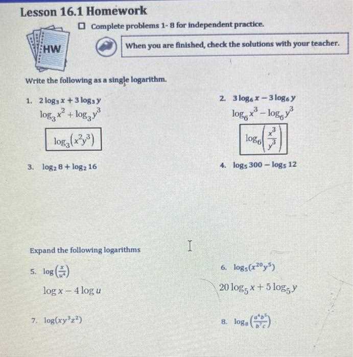 unit 3 lesson 16 practice problems answer key