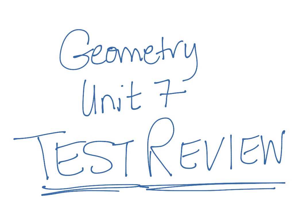unit 7 test review answer key