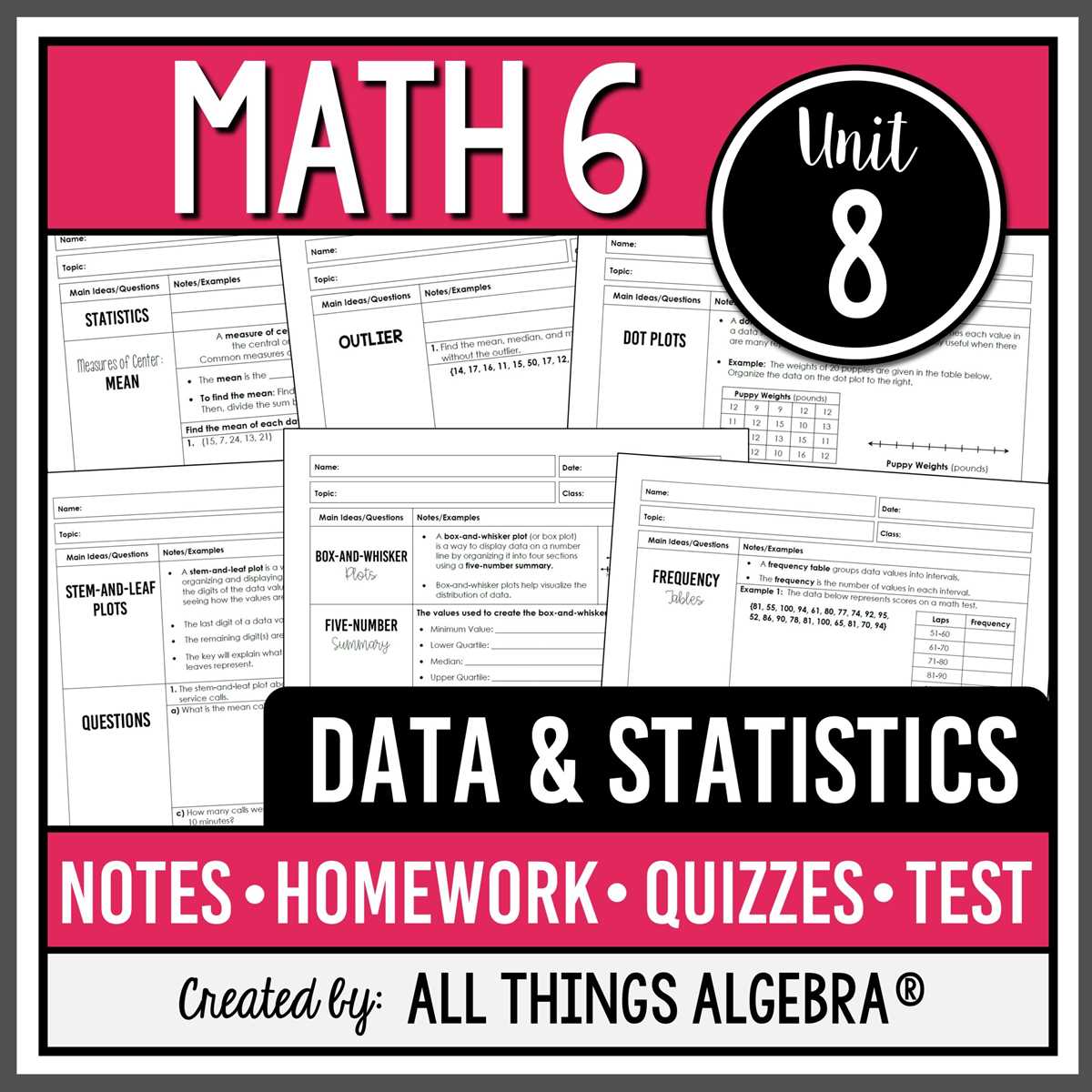 unit 8 lesson 2 statistical questions answer key
