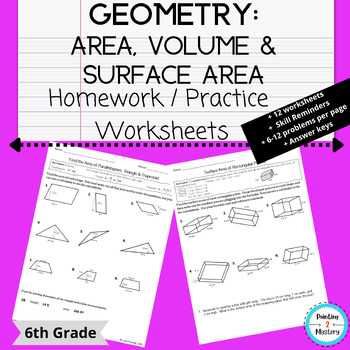 unit surface area homework 2 answer key