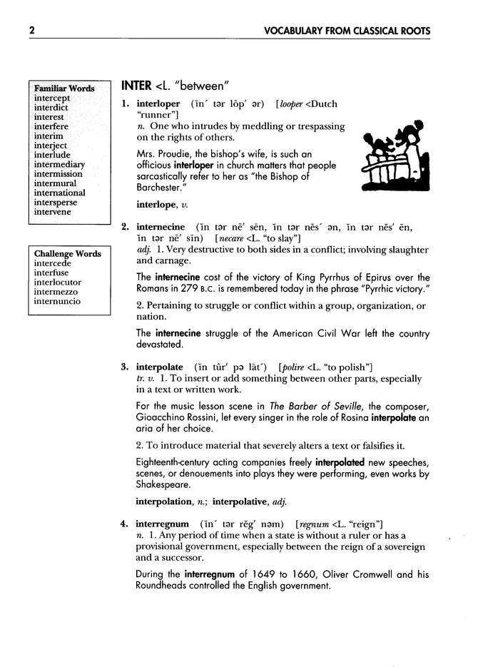 vocabulary from classical roots lesson 4 answer key