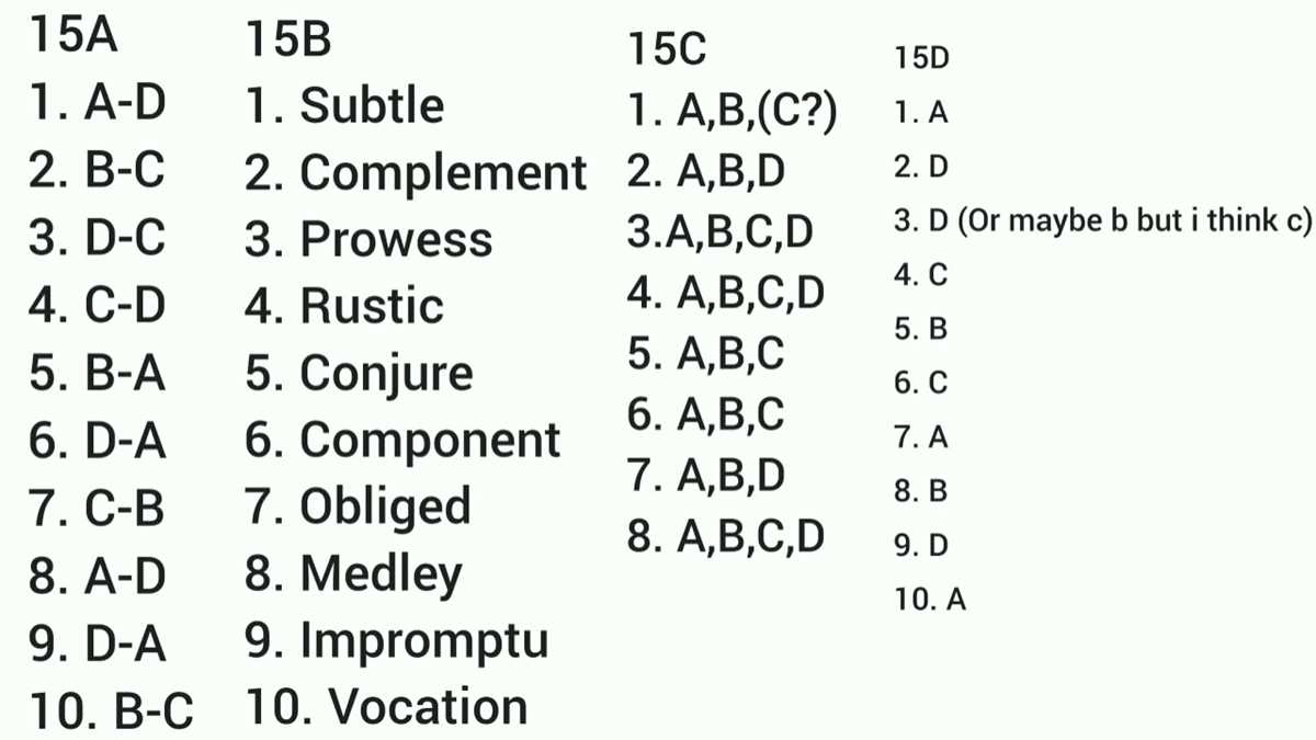 vocabulary power lesson 15 answer key