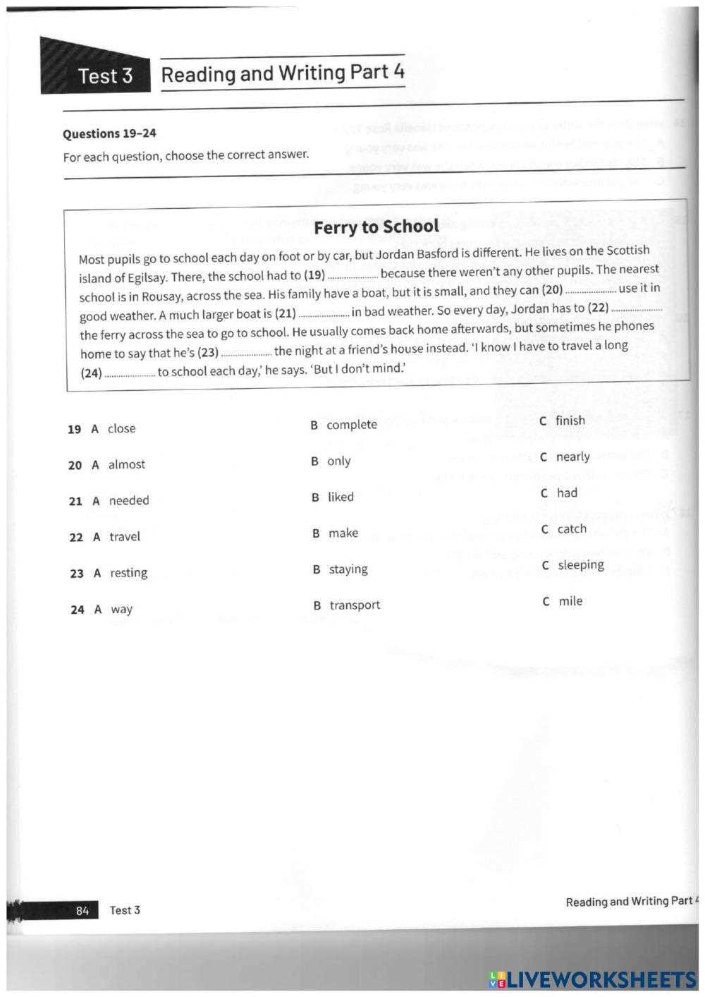vocabulary power lesson 15 answer key