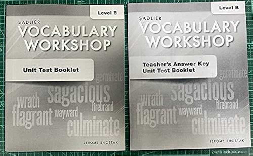 vocabulary workshop answer key 8th grade