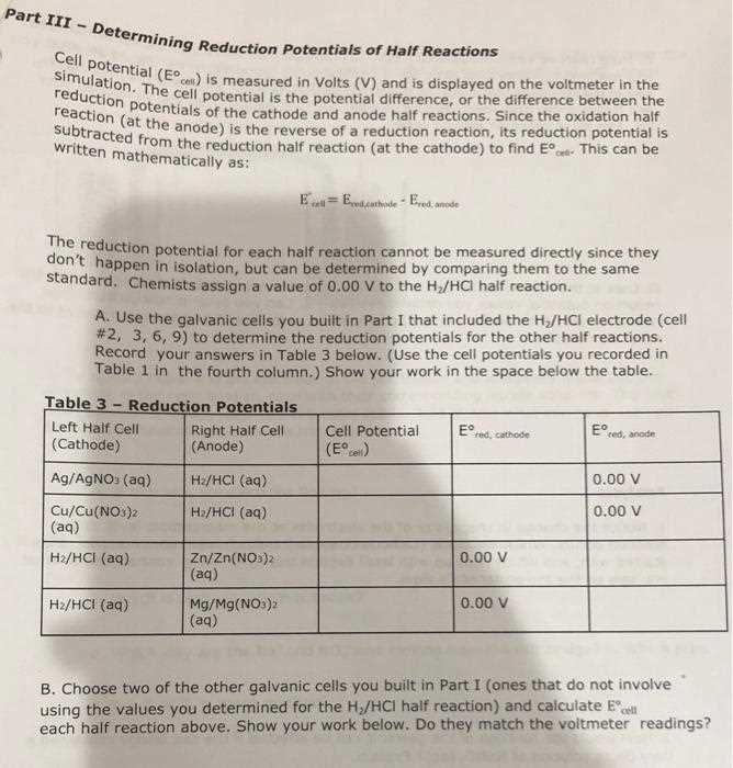 simulation activity galvanic/voltaic cells answer key
