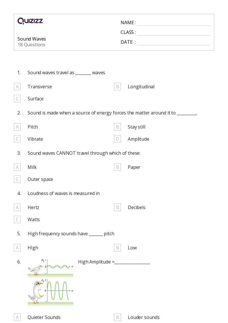 waves unit 2 worksheet 6 answer key