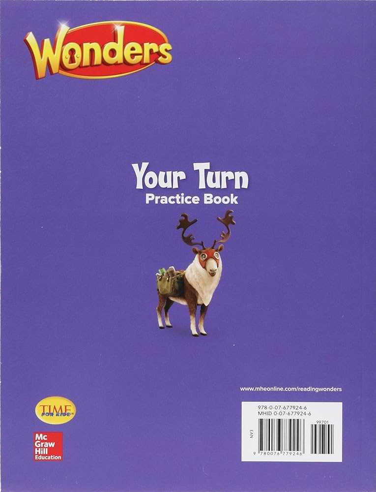wonders your turn practice book grade 5 answer key
