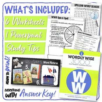 wordly wise 3000 book 6 lesson 5e answer key