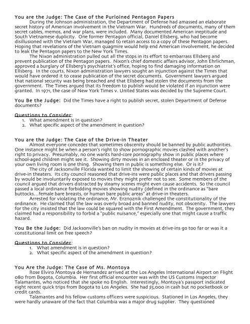 you be the judge answer key