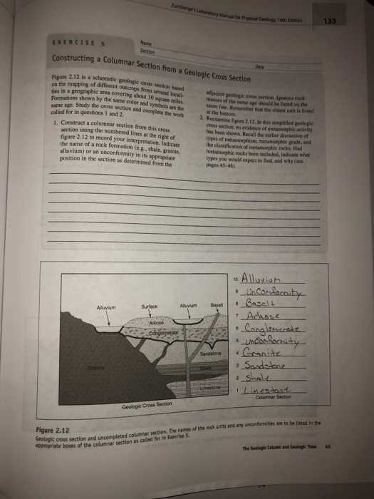 zumberges laboratory manual for physical geology 16th edition answer key