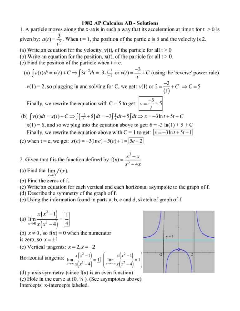 ab calculus step by step answer key