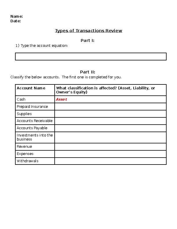 accounting answer key