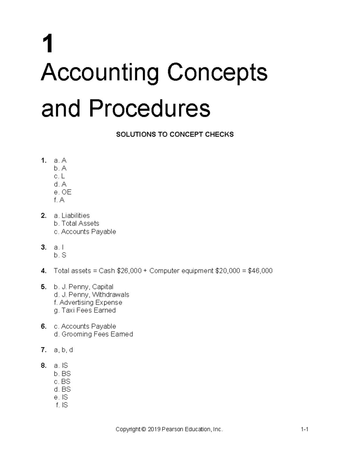 accounting chapter 9 answer key