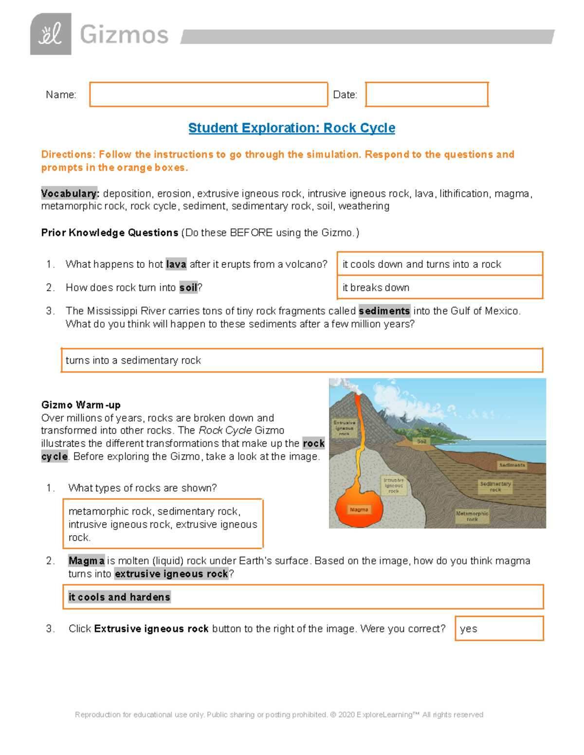 hurricane motion answer key