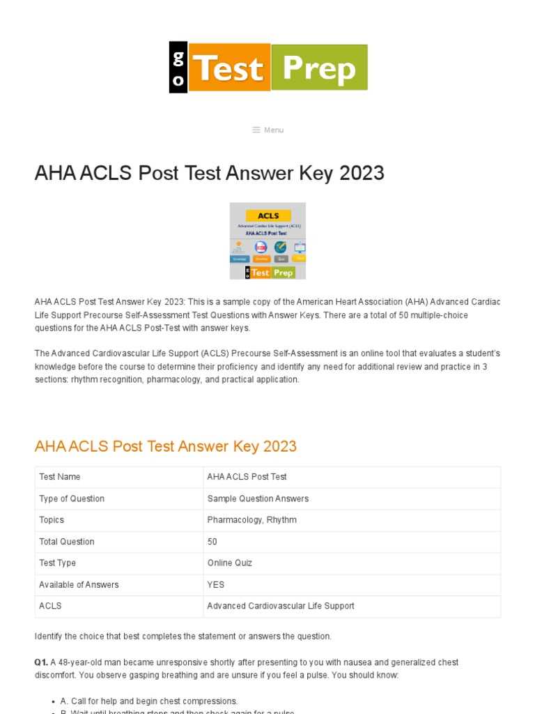 aha answer key