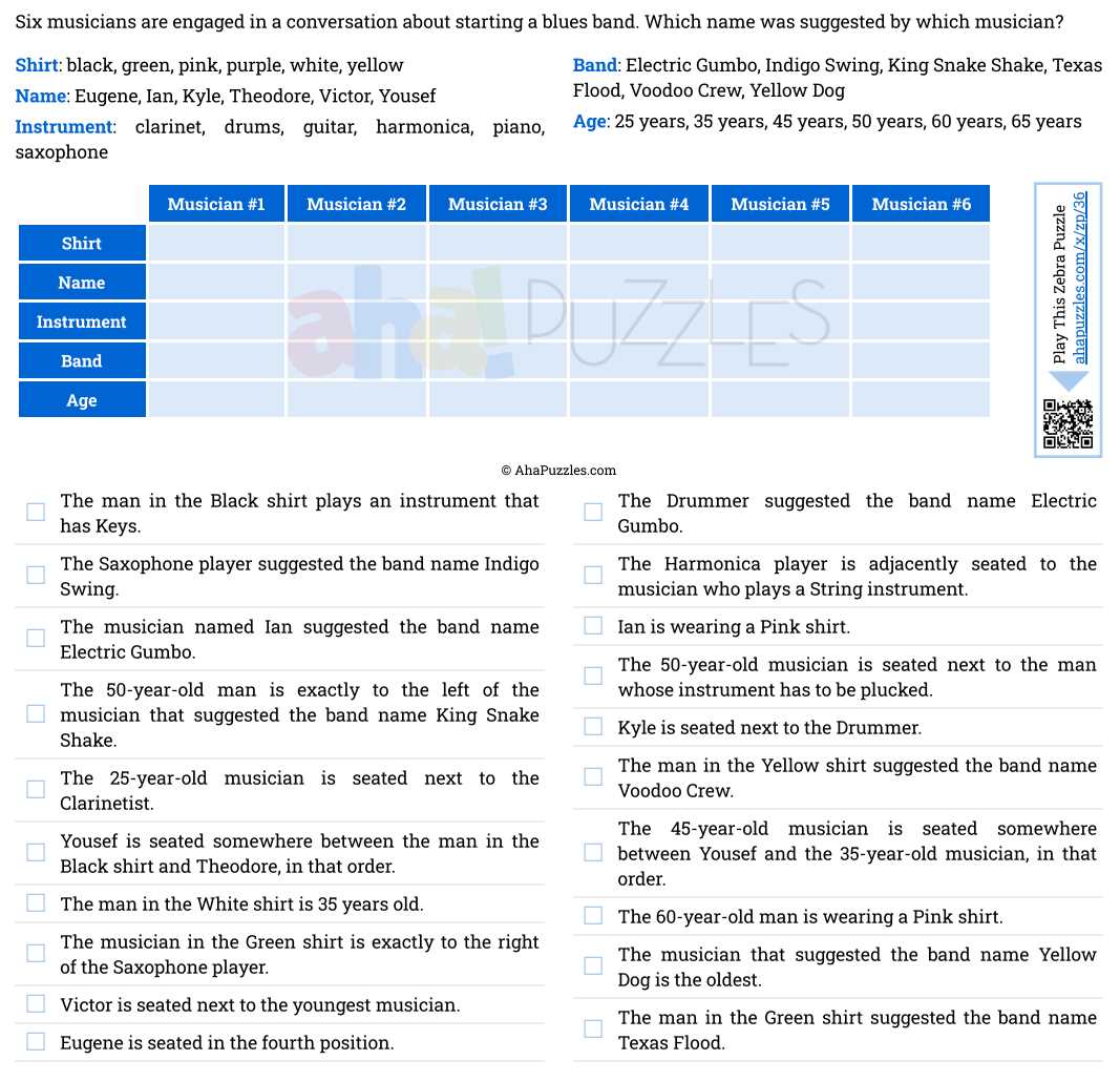 aha puzzles answer key