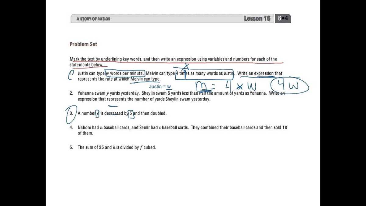 6th grade module 16 answer key