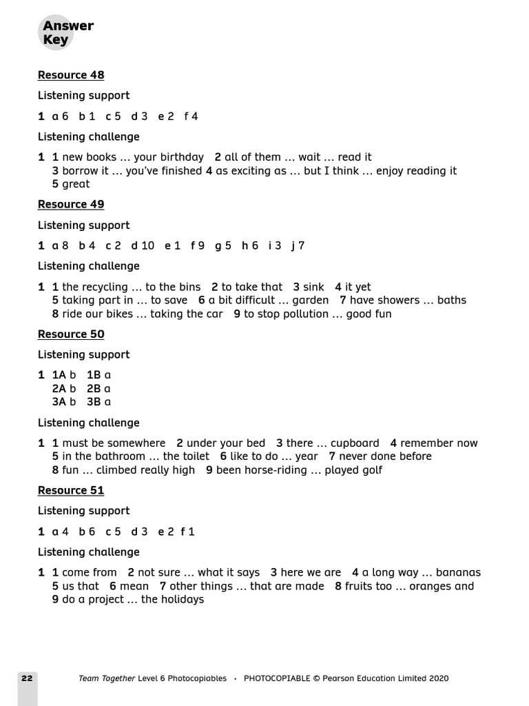 physical education learning packets 6 golf answer key