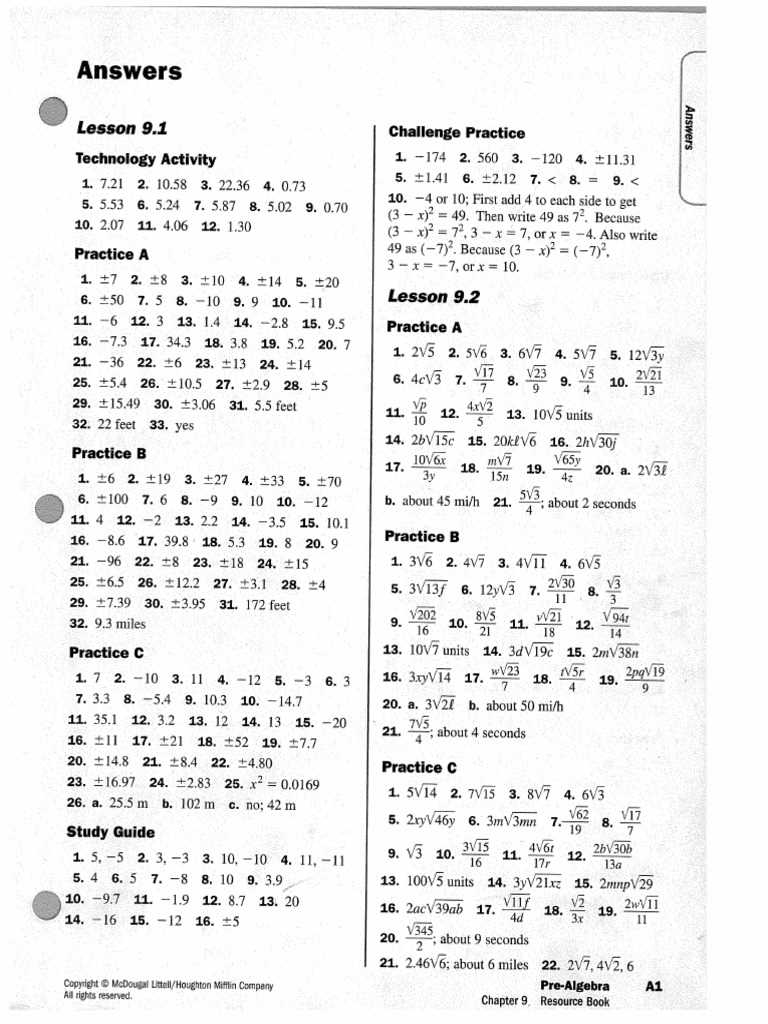 algebra 1 mcdougal littell answer key algebra 1 mcdougal littell answer key