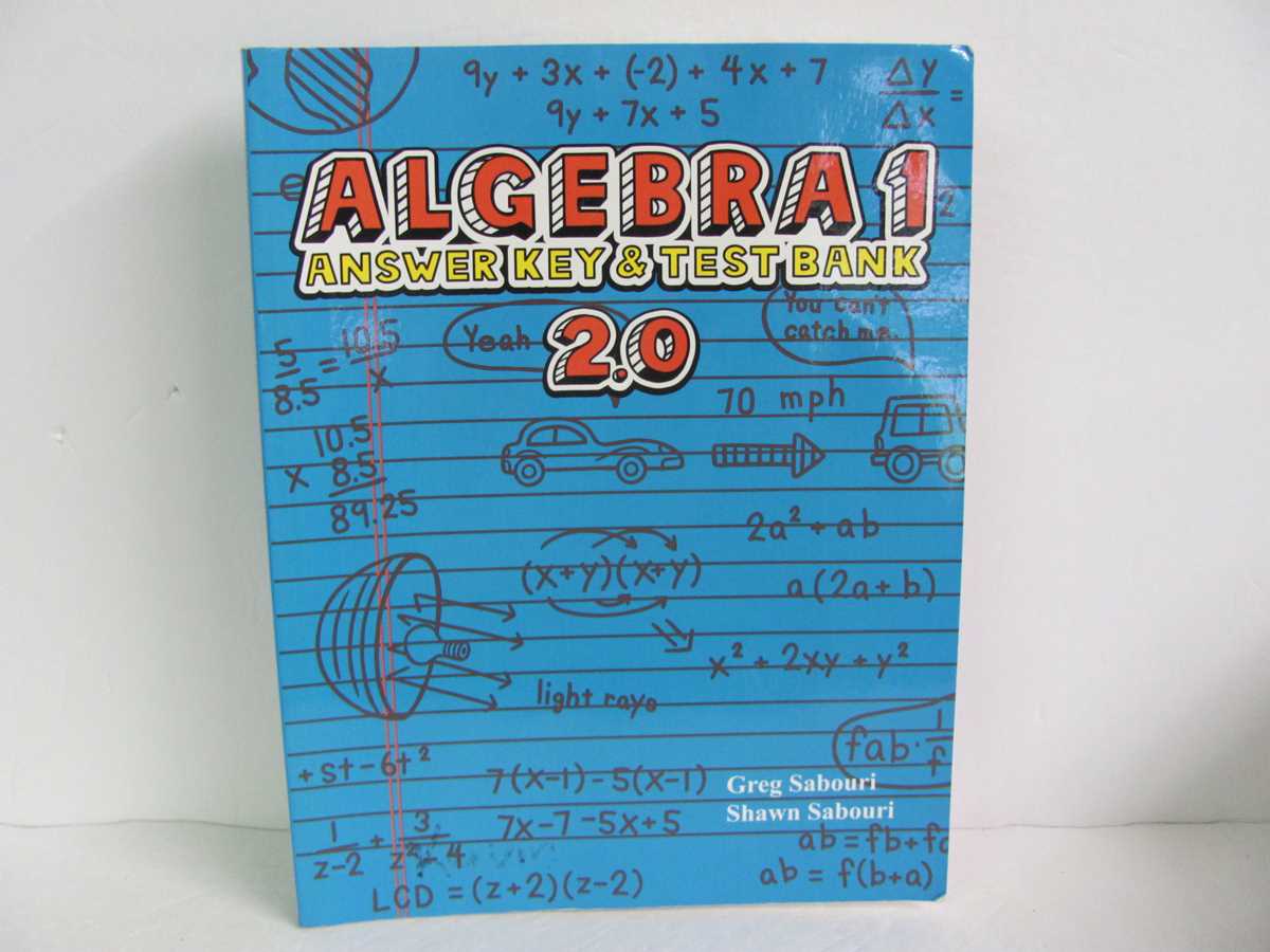 algebra textbook answer key