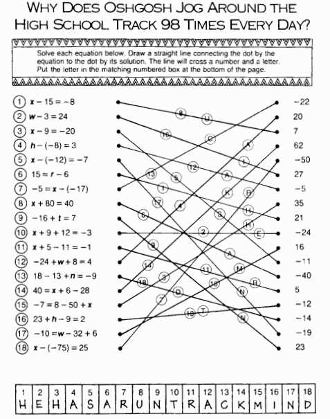 algebra with pizzazz answer key page 90