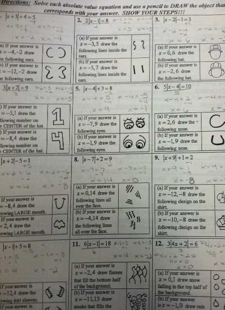 algebra with pizzazz page 8 answer key
