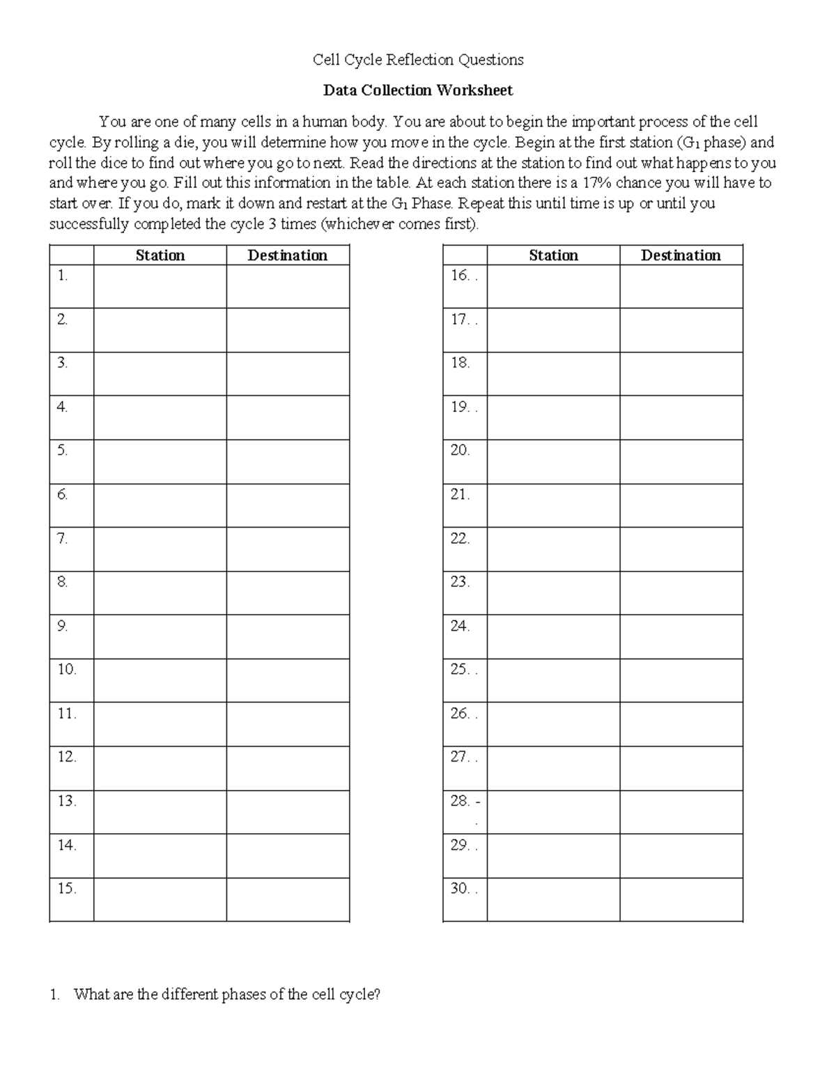 alien food web answer key