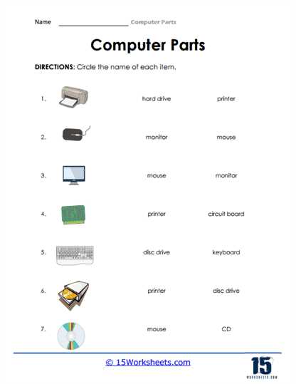 all about computers word search answer key
