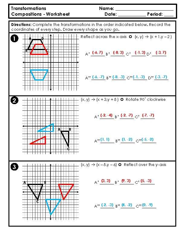 all transformations worksheet answer key