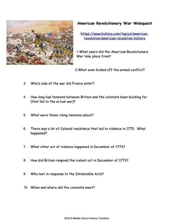 american revolutionary war webquest answer key american revolutionary war webquest answer key