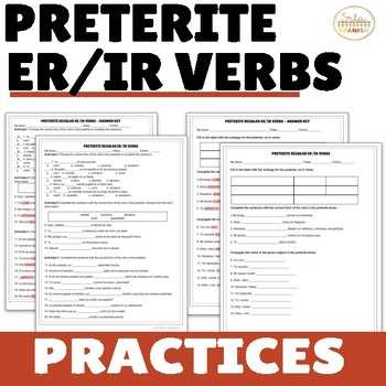 answer key 6.3 preterite tense of regular verbs worksheet answers