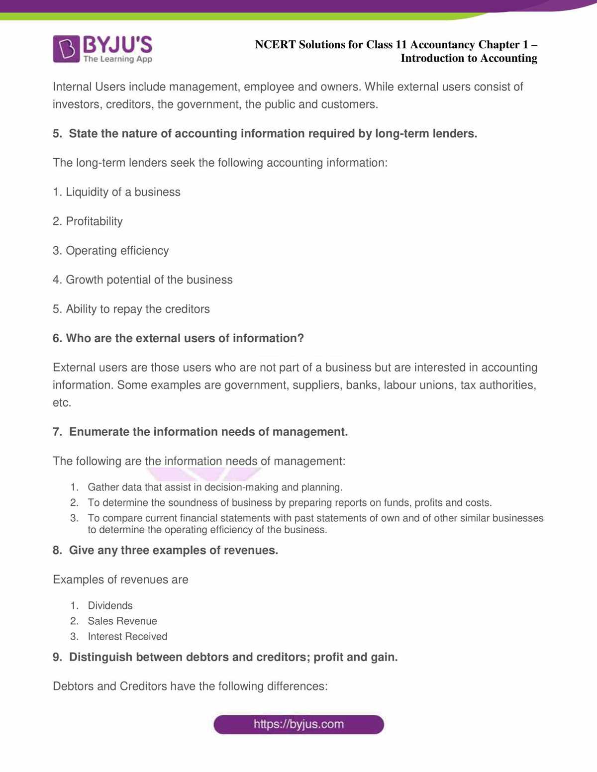 answer key for financial and managerial accounting
