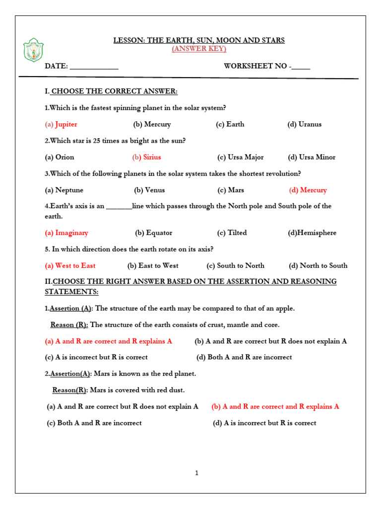 answer key if we had no moon worksheet answers