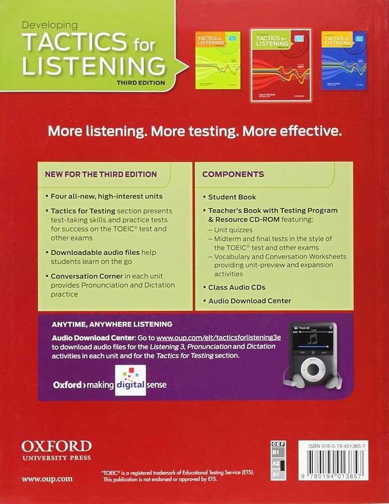 answer key tactics for listening developing
